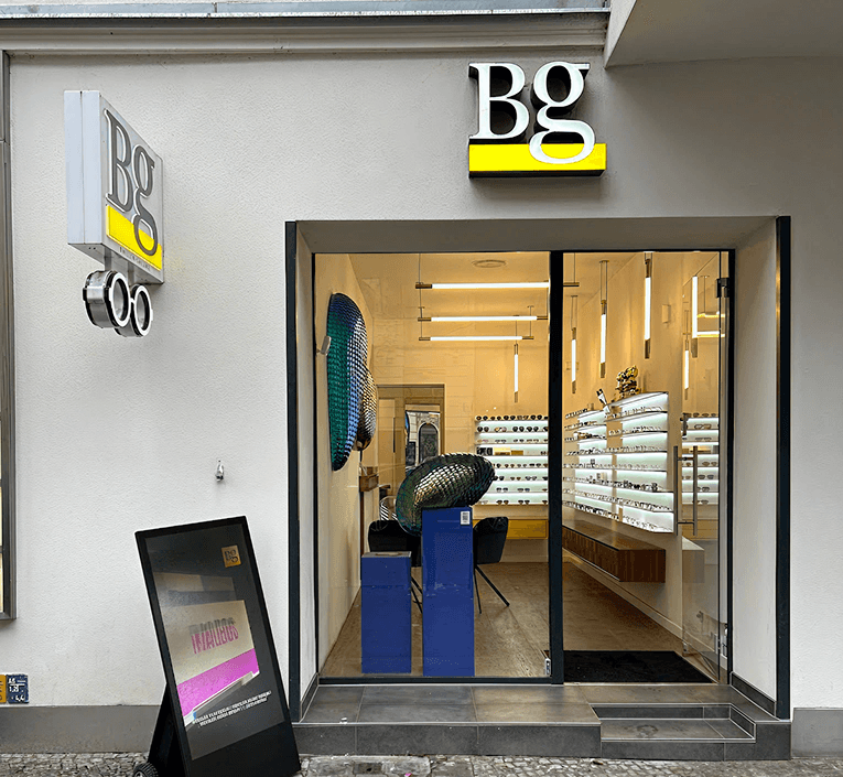 Eingang der Brillen Galerie